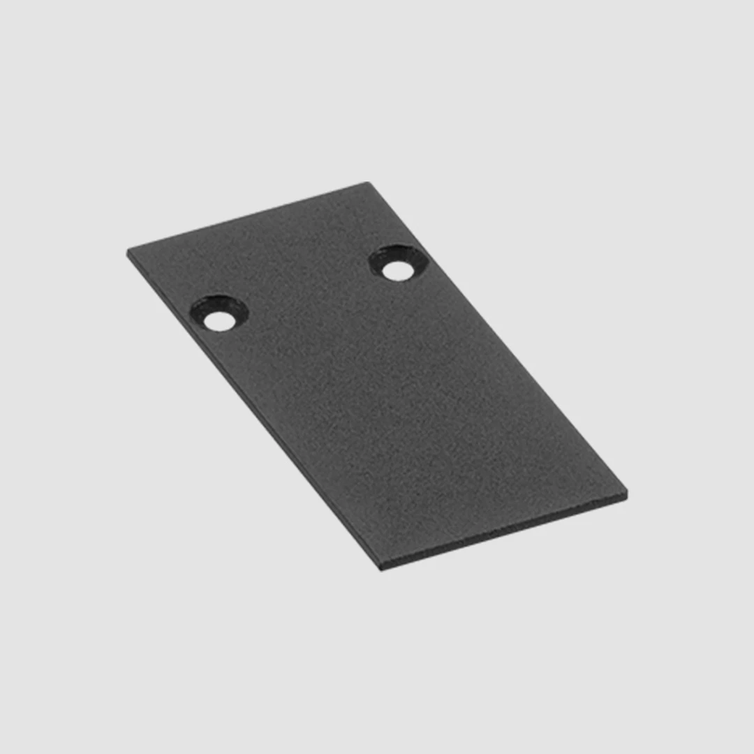 End Cap - Slim Track - Black