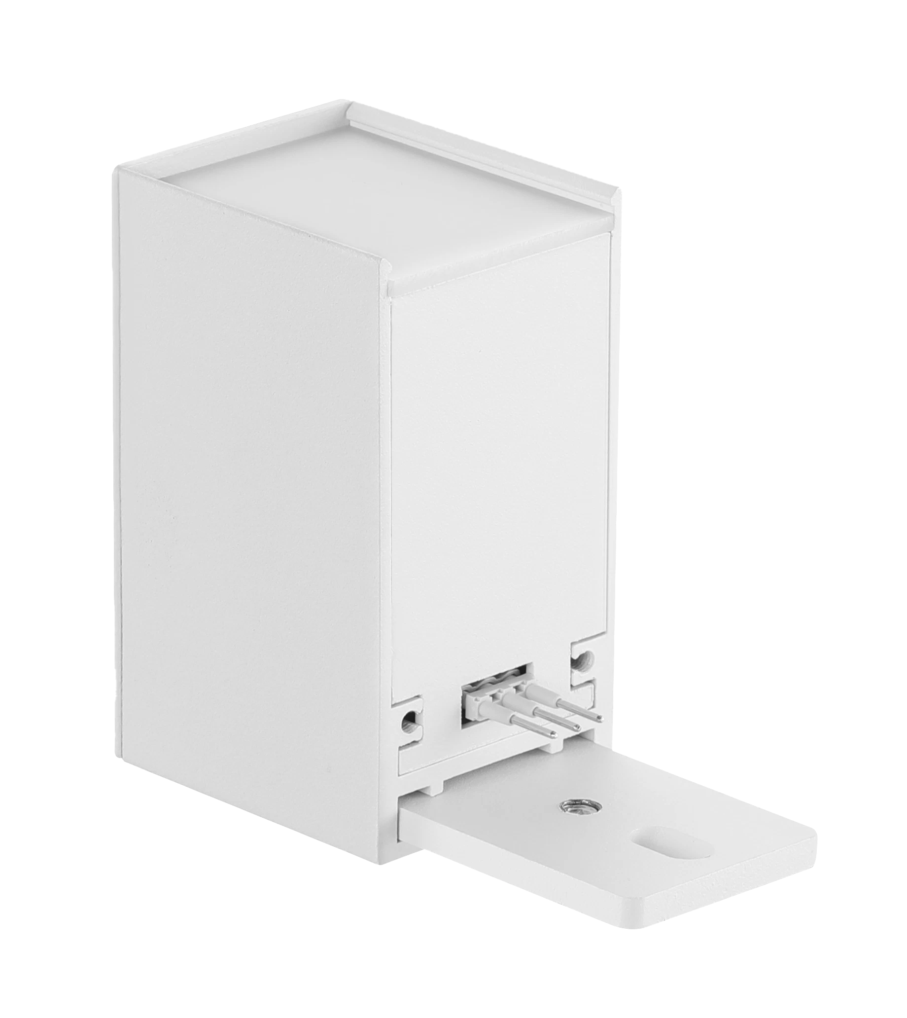 Input Terminal - Standard Track - White, Surface/Pendant