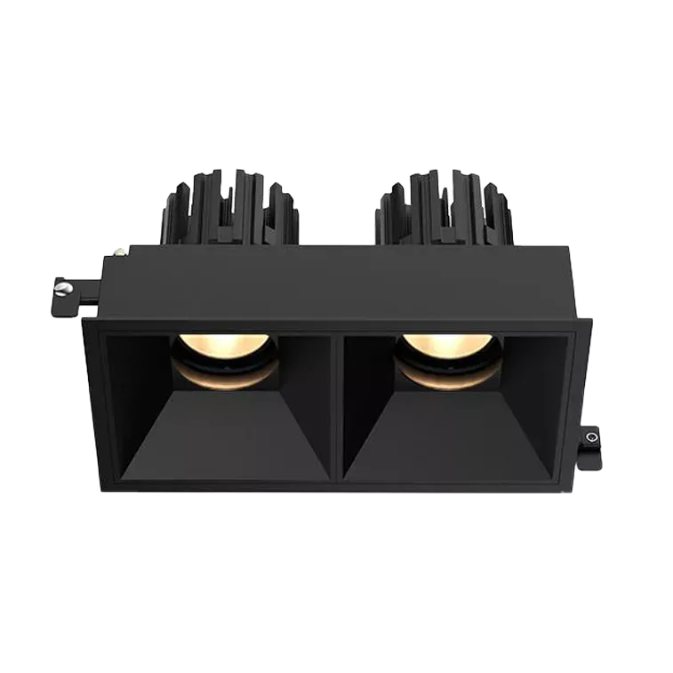 3 Inch Recessed Square Adjustable Double Downlight