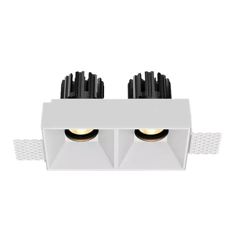 3 Inch Recessed Square Adjustable Double Downlight