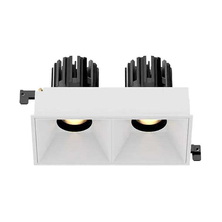 3 Inch Recessed Square Adjustable Double Downlight