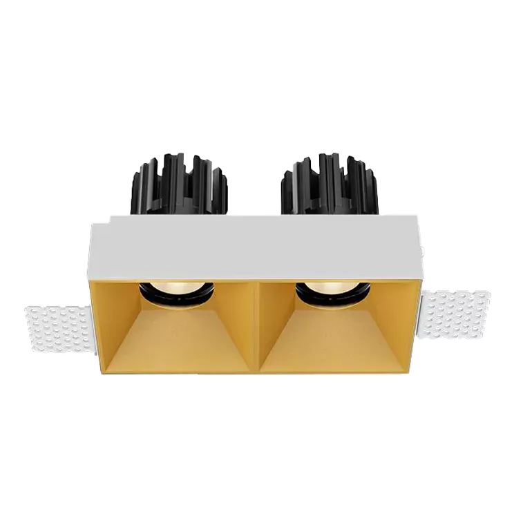 3 Inch Recessed Square Adjustable Double Downlight