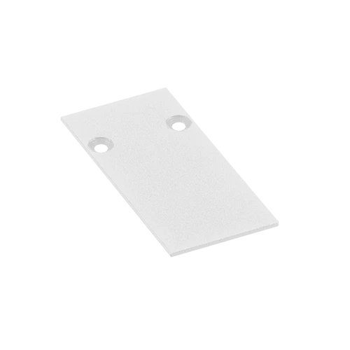 End Cap - Standard Track - White