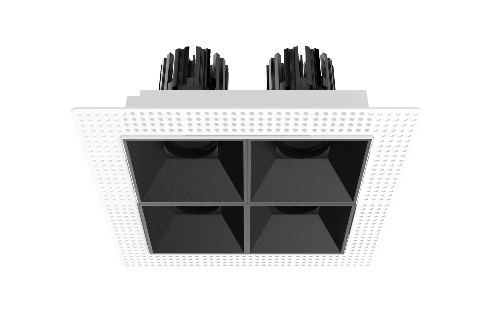 3 Inch Recessed Square Adjustable Quadruple Downlight
