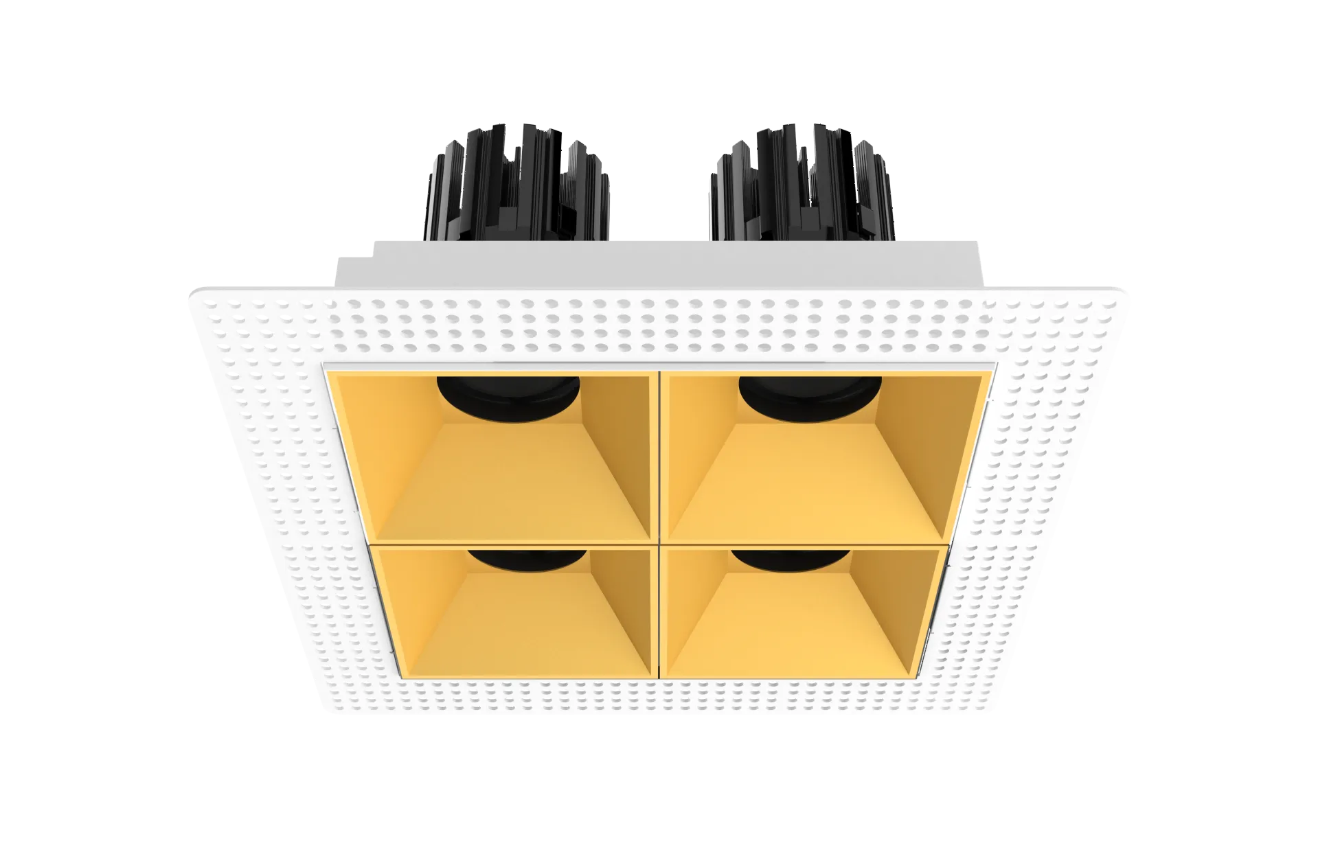 3 Inch Recessed Square Adjustable Quadruple Downlight