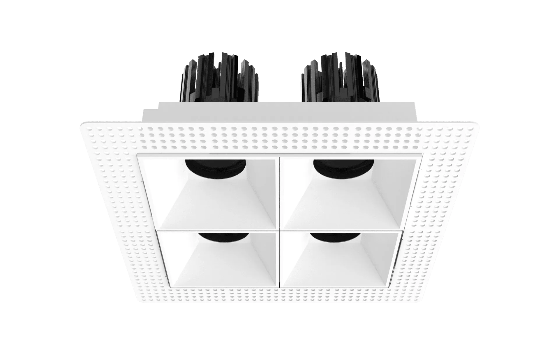3 Inch Recessed Square Adjustable Quadruple Downlight