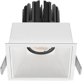 3 Inch Recessed Square Fixed IP65 Outdoor Downlight - White