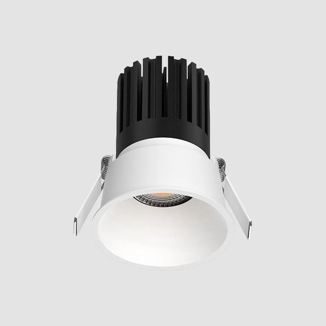 3.5 Inch Recessed Round Fixed Downlight - White