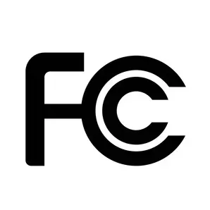FCC certification logo for electronic lighting product