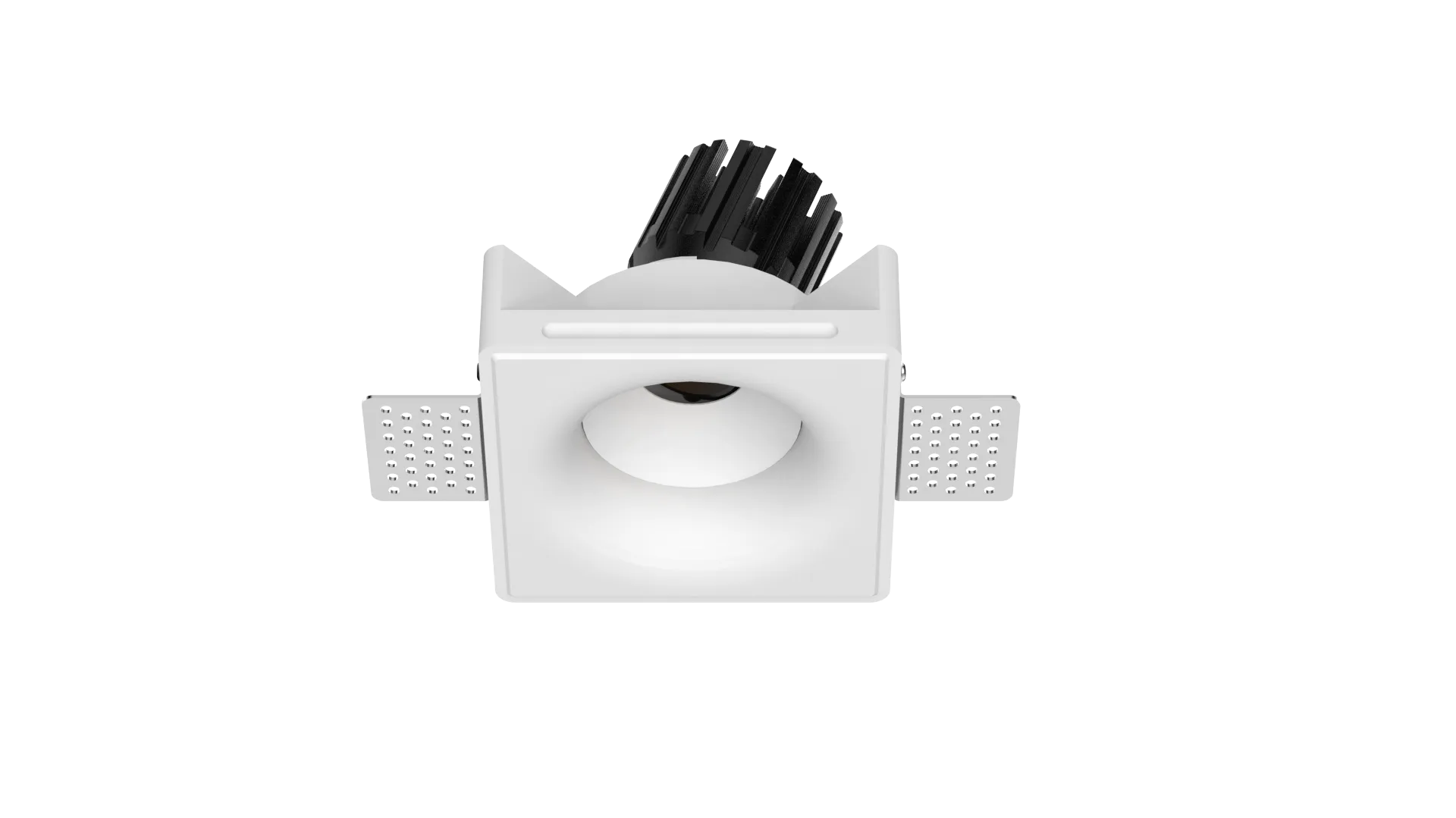 2 Inch Recessed Concave Gypsum Downlight - White